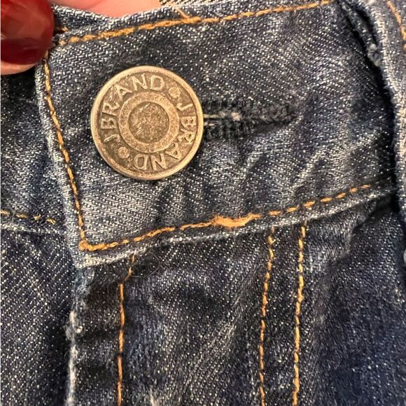 Dark Wash Distressed Slim Straight Jeans Men’s Size 32 J Brand Kane USA - Picture 6 of 8